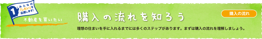 購入の流れを知ろう